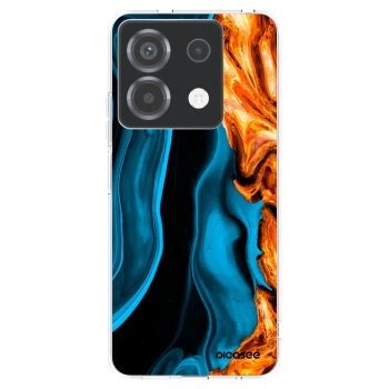 Picasee silikonski prozorni ovitek za Xiaomi Poco X6 - Gold blue