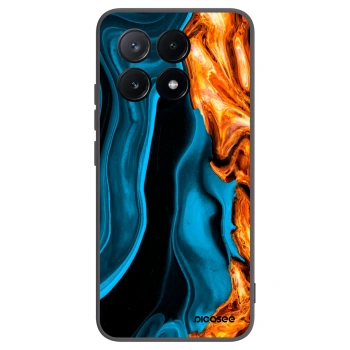 Picasee silikonski črni ovitek za Xiaomi Poco X6 Pro - Gold blue