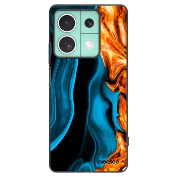 Picasee silikonski črni ovitek za Xiaomi Redmi Note 13 5G - Gold blue