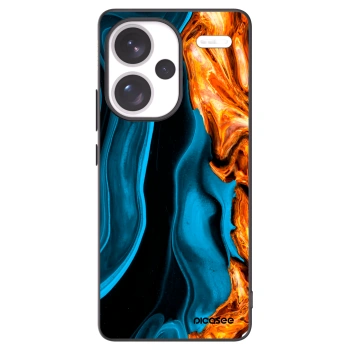 Picasee silikonski črni ovitek za Xiaomi Redmi Note 13 Pro+ 5G - Gold blue