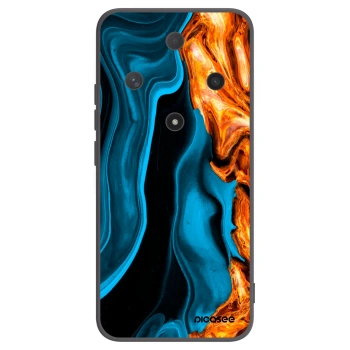 Picasee silikonski črni ovitek za Honor Magic6 Lite 5G - Gold blue