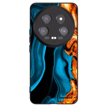 Picasee silikonski črni ovitek za Xiaomi 14 Ultra - Gold blue