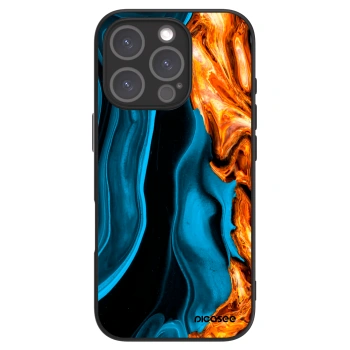 Picasee ULTIMATE CASE MagSafe za Apple iPhone 16 Pro - Gold blue