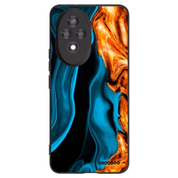 Picasee silikonski črni ovitek za Honor 200 Pro 5G - Gold blue