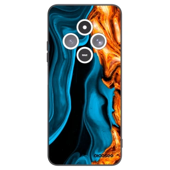Picasee silikonski črni ovitek za Xiaomi Redmi 14C - Gold blue
