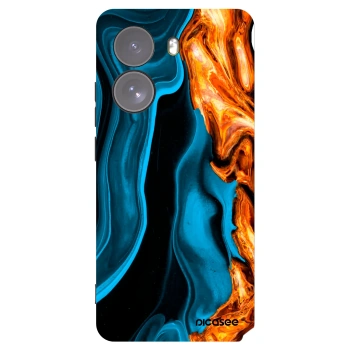 Picasee silikonski črni ovitek za Xiaomi Poco X7 - Gold blue