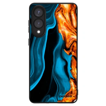 Picasee ULTIMATE CASE PowerShare za Samsung Galaxy S25 Edge 5G - Gold blue