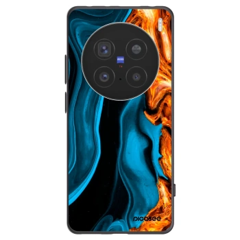Picasee silikonski črni ovitek za Vivo X200 Pro - Gold blue