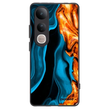 Picasee silikonski črni ovitek za Vivo V50 Lite 5G - Gold blue