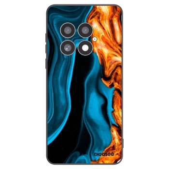 Picasee silikonski črni ovitek za OnePlus 13 5G - Gold blue