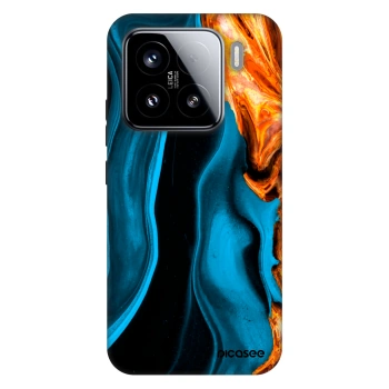 Picasee Fashion Case za Xiaomi 15 - Gold blue