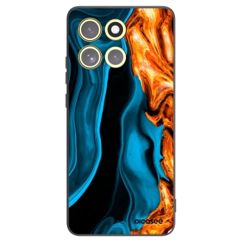 Picasee silikonski črni ovitek za Motorola Moto G86 5G - Gold blue