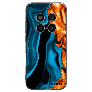 Picasee silikonski črni ovitek za Honor Magic8 Pro 5G - Gold blue