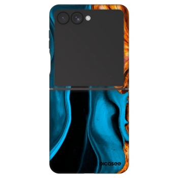 Ovitek za Samsung Galaxy Z Flip7 5G - Gold blue