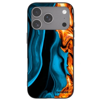Picasee silikonski črni ovitek za Apple iPhone 18 Pro - Gold blue