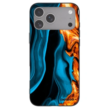 Picasee silikonski črni ovitek za Apple iPhone 18 Pro Max - Gold blue