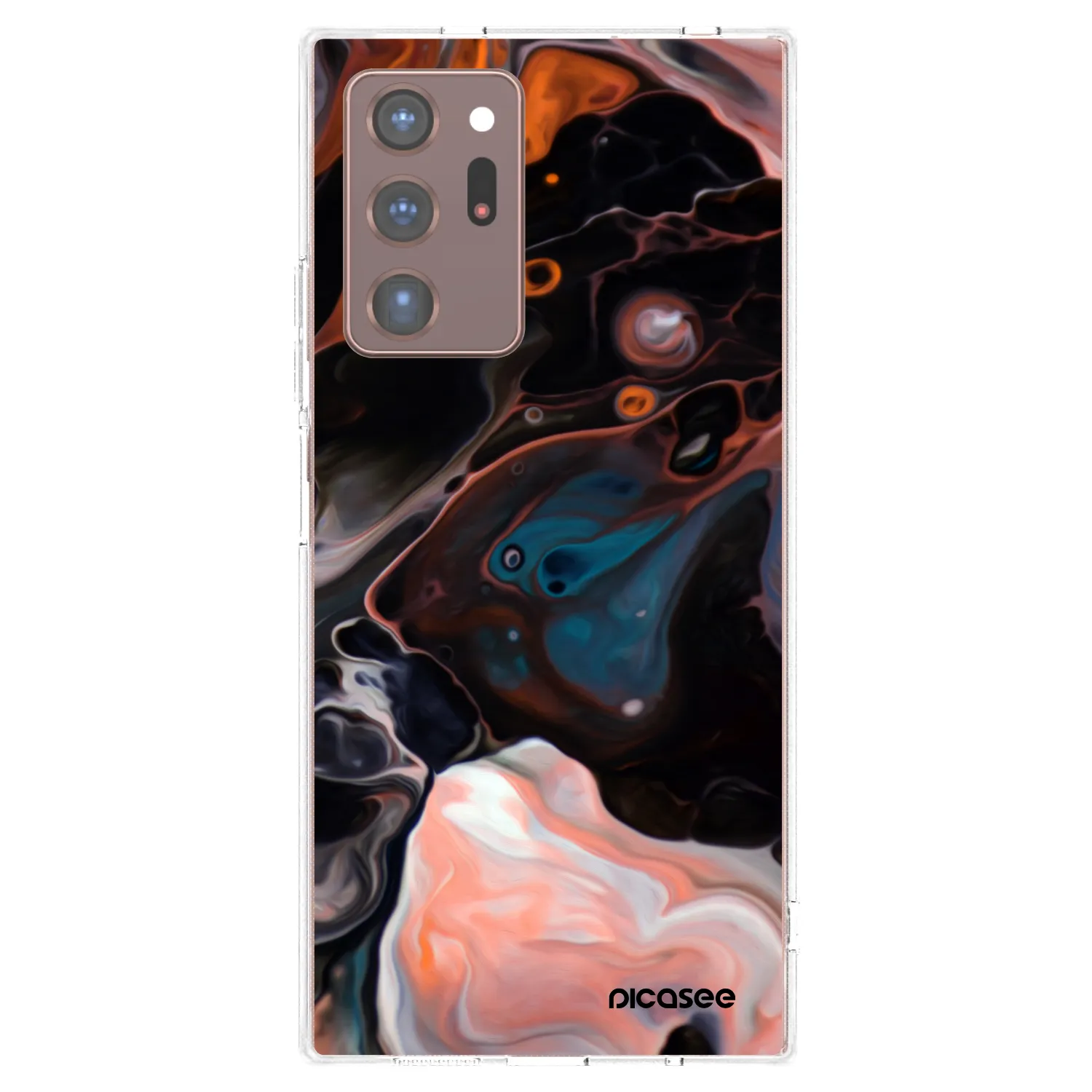 Picasee silikonski prozorni ovitek za Samsung Galaxy Note 20 Ultra - Cream