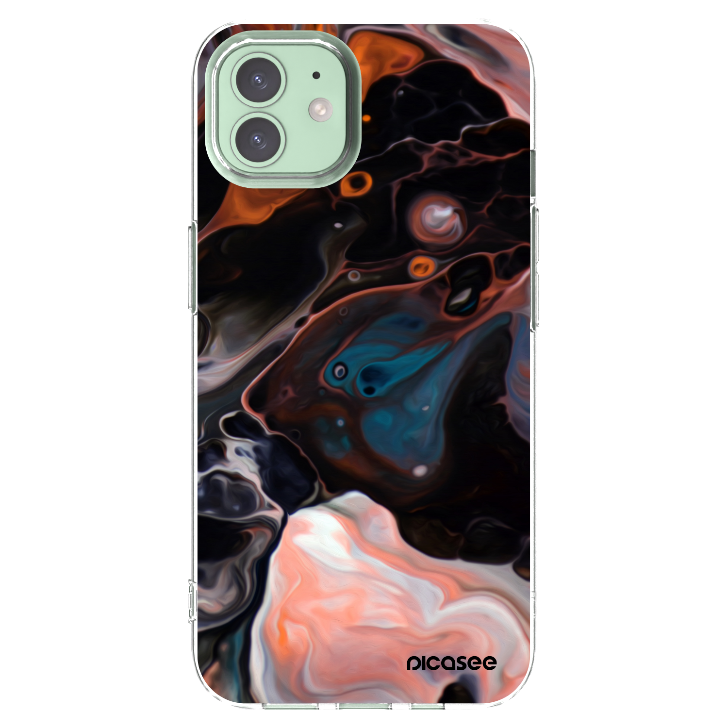 Picasee silikonski prozorni ovitek za Apple iPhone 12 Pro - Cream
