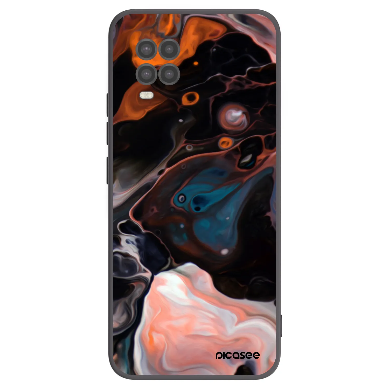 Picasee silikonski črni ovitek za Xiaomi Mi 10 Lite - Cream