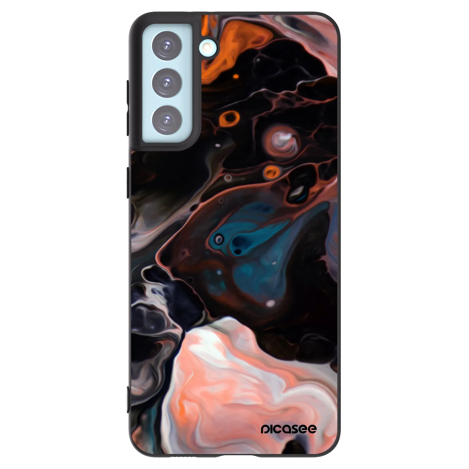 Picasee silikonski črni ovitek za Samsung Galaxy S21+ 5G G996F - Cream