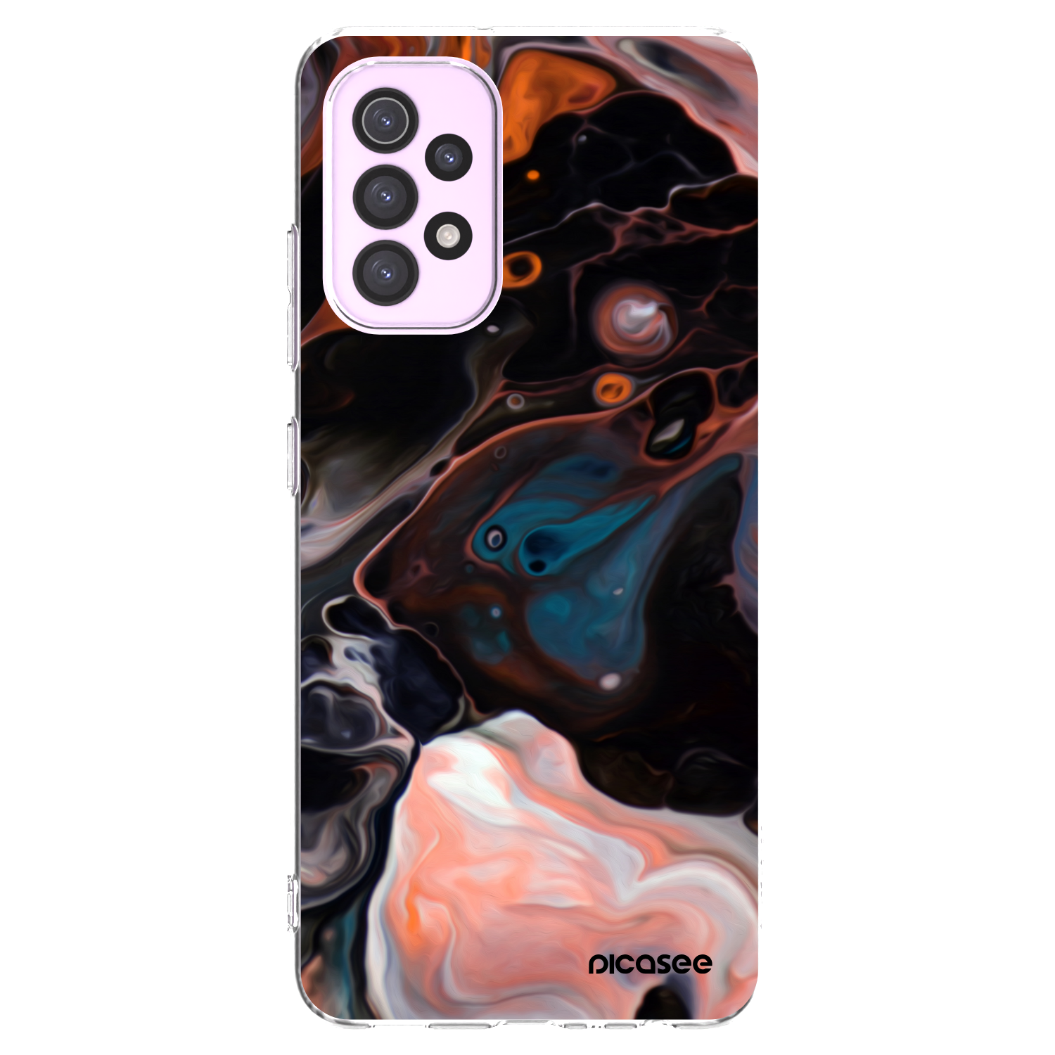 Picasee silikonski prozorni ovitek za Samsung Galaxy A32 5G A326B - Cream