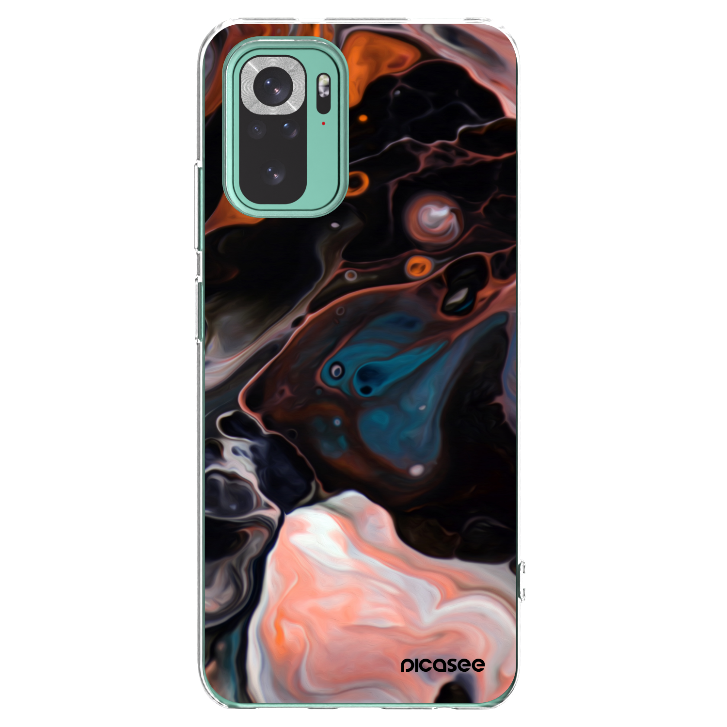 Picasee silikonski prozorni ovitek za Xiaomi Redmi Note 10 Pro - Cream