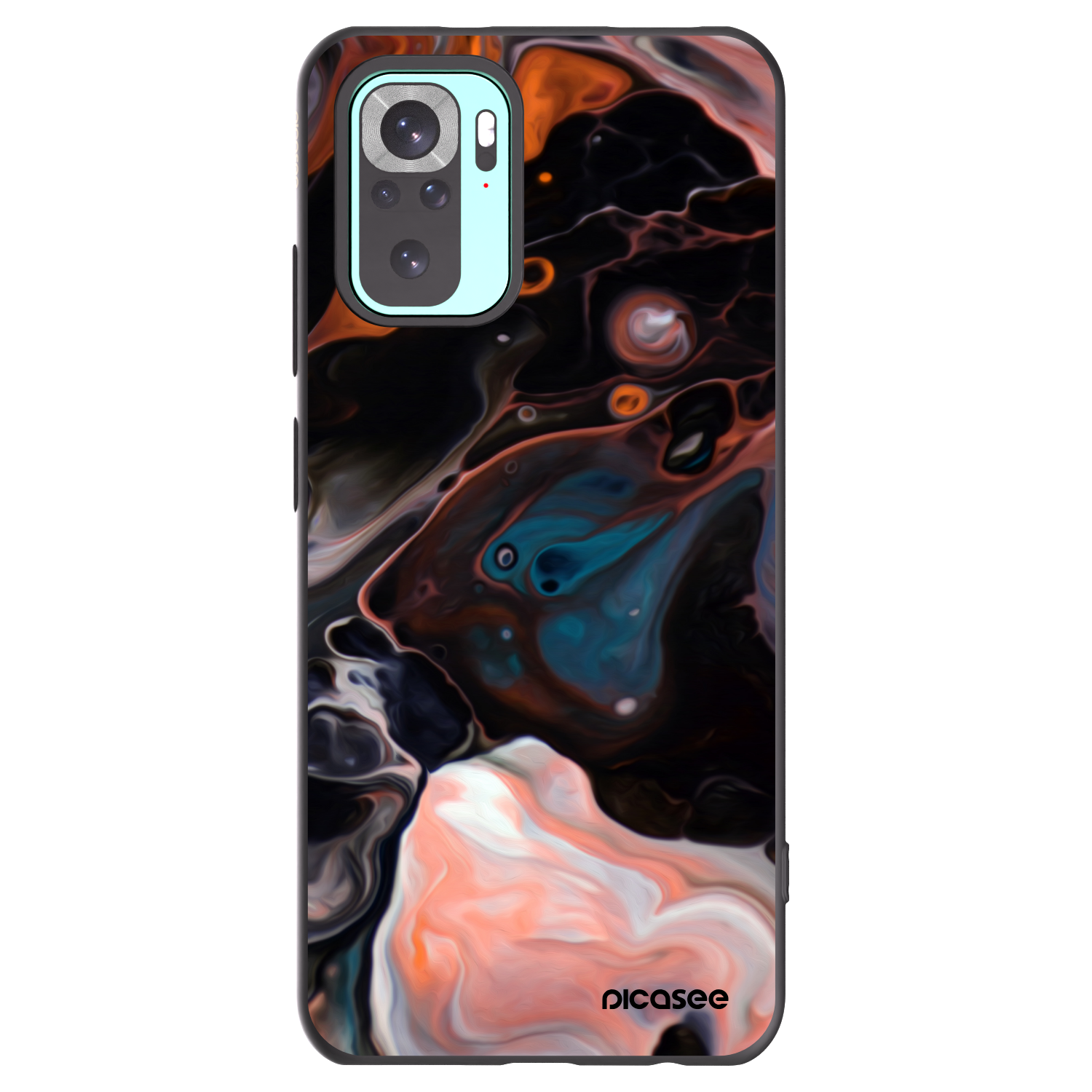 Picasee silikonski črni ovitek za Xiaomi Redmi Note 10 Pro - Cream