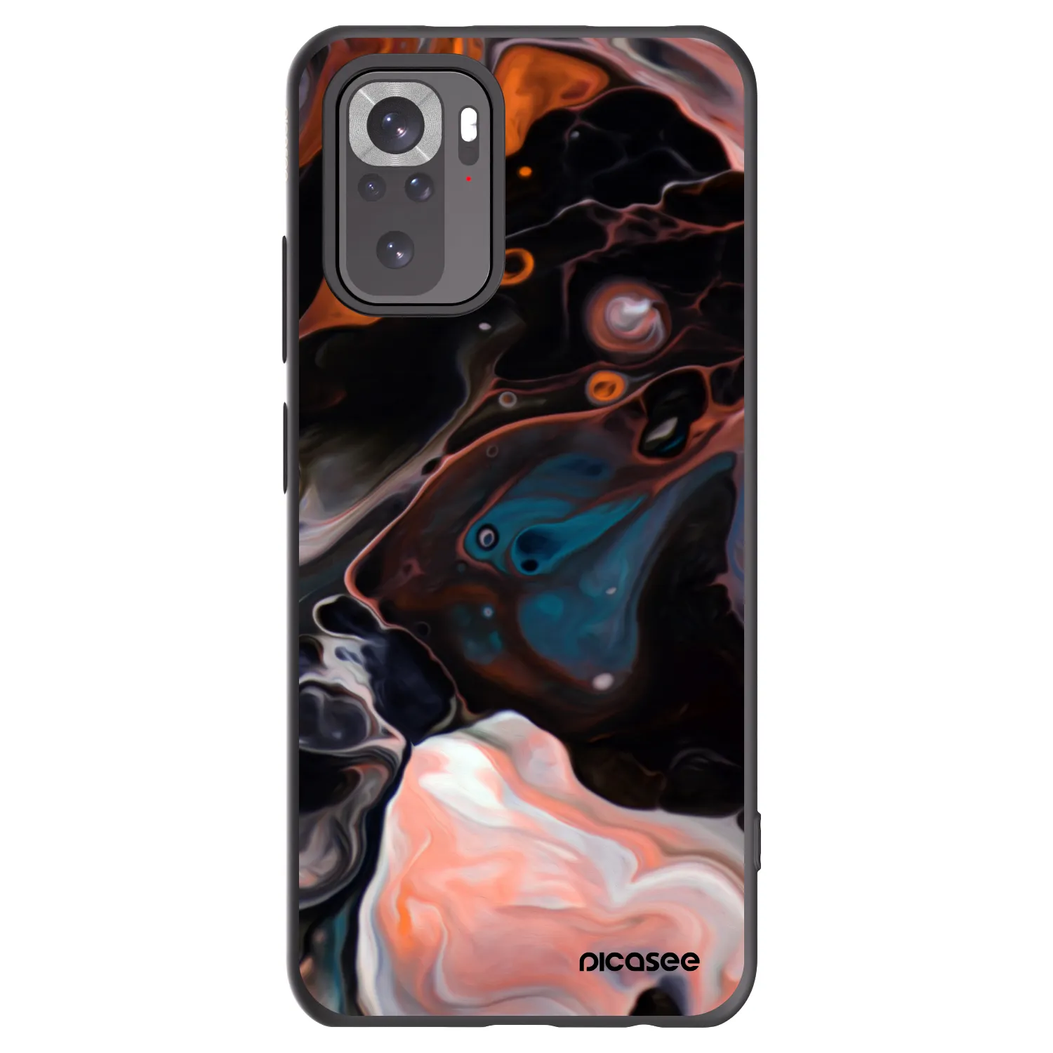 Picasee silikonski črni ovitek za Xiaomi Redmi Note 10S - Cream