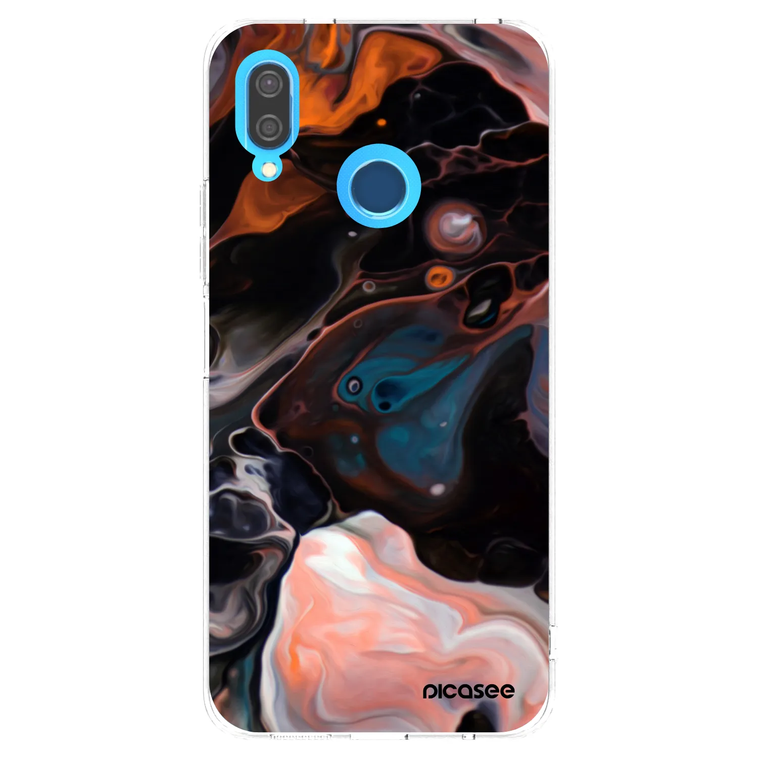 Picasee silikonski prozorni ovitek za Huawei P20 Lite - Cream