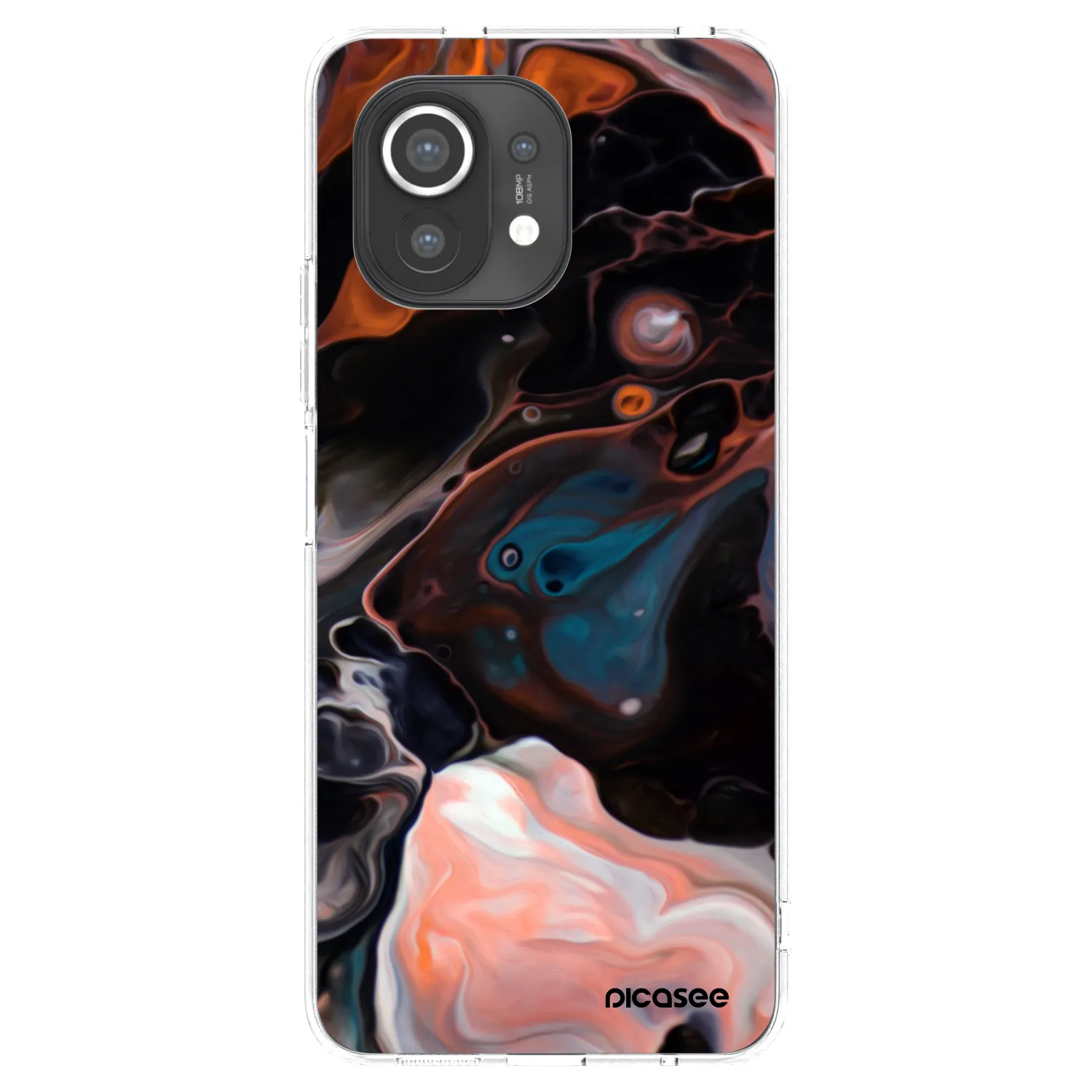 Picasee silikonski prozorni ovitek za Xiaomi Mi 11 - Cream