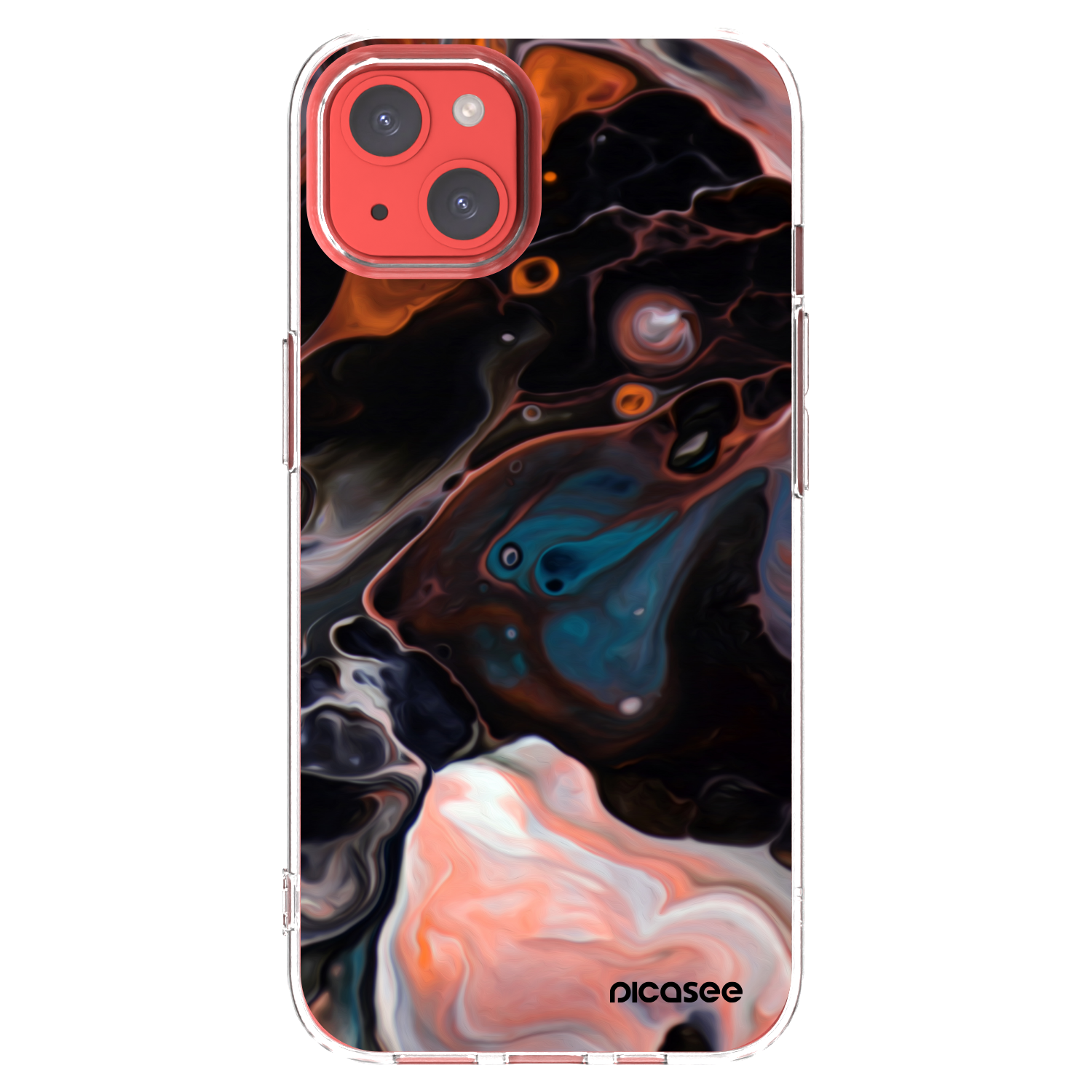 Picasee silikonski prozorni ovitek za Apple iPhone 13 - Cream