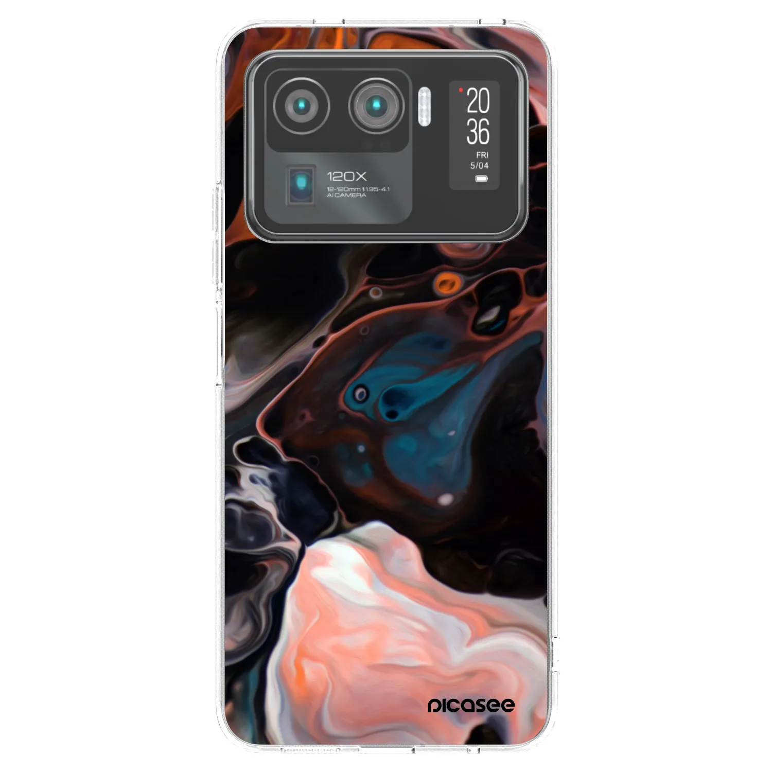Picasee silikonski prozorni ovitek za Xiaomi Mi 11 Ultra - Cream