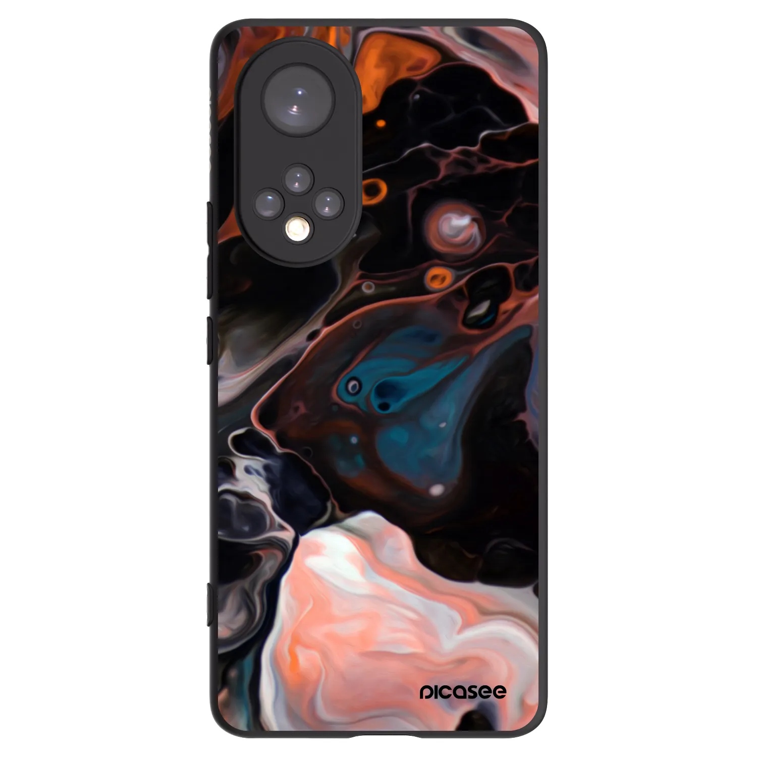 Picasee silikonski črni ovitek za Huawei Nova 9 - Cream