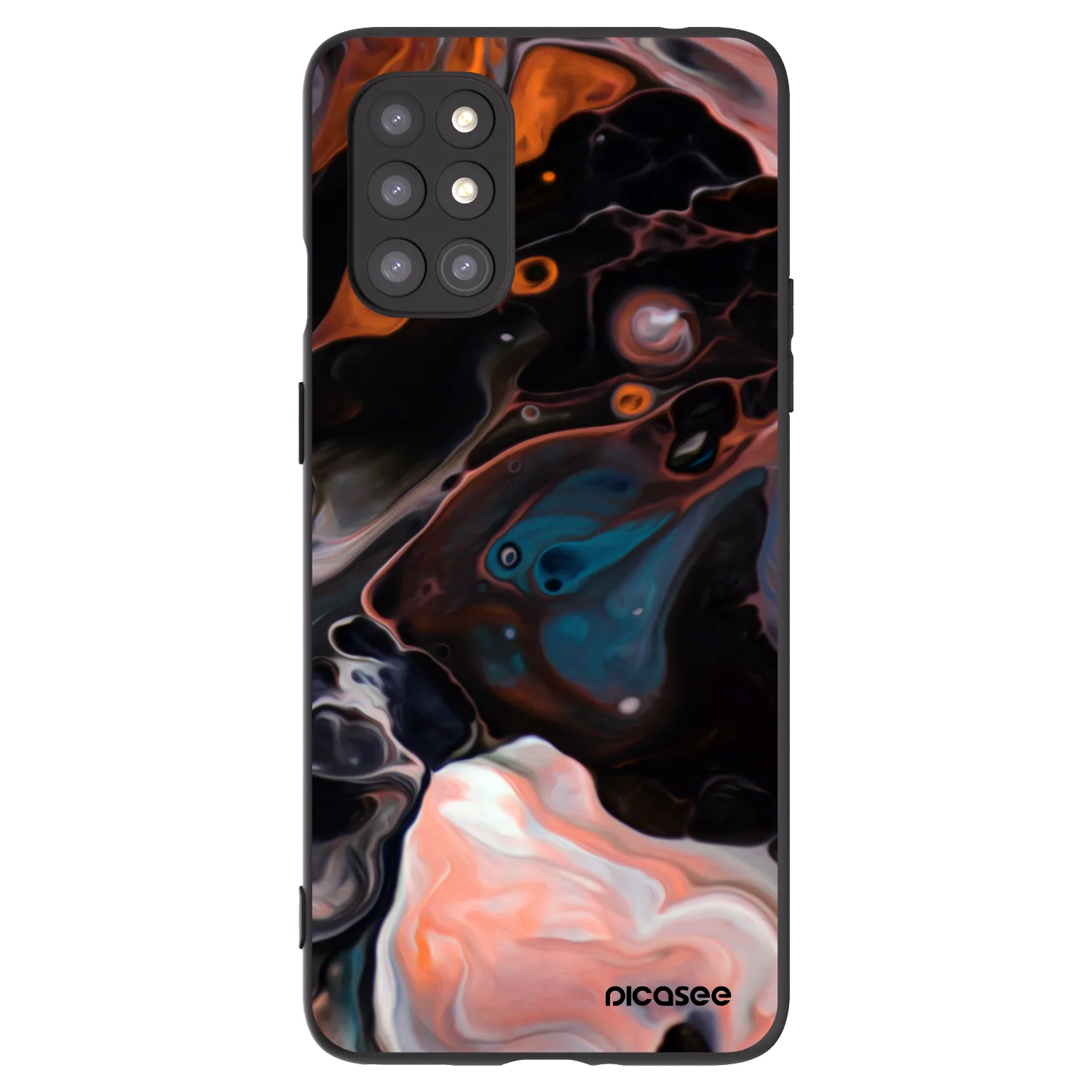 Picasee silikonski črni ovitek za OnePlus 8T - Cream