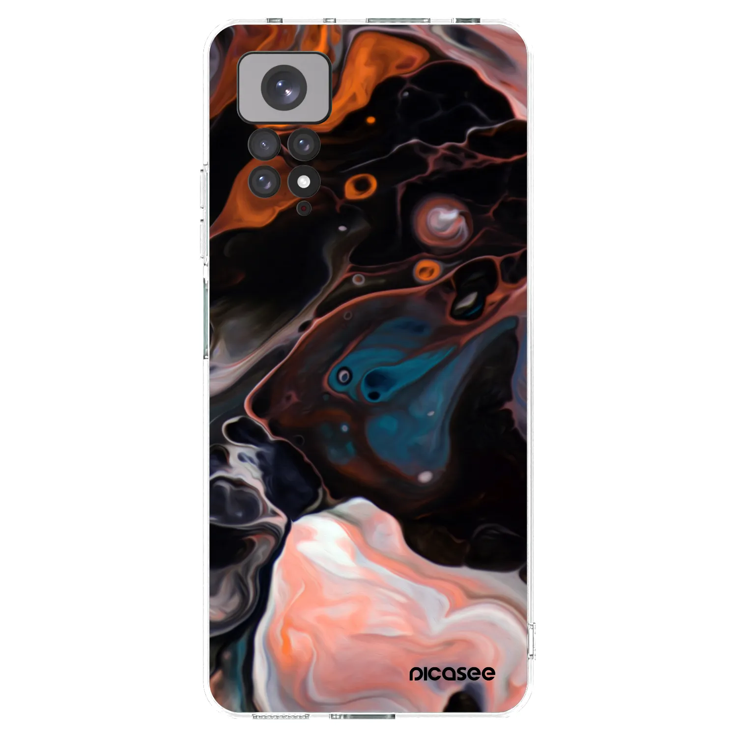 Picasee silikonski prozorni ovitek za Xiaomi Redmi Note 11 - Cream