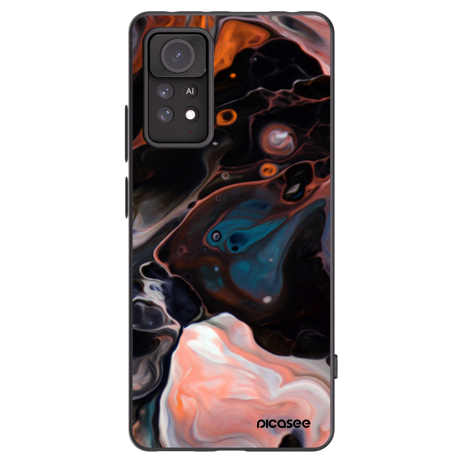 Picasee silikonski črni ovitek za Xiaomi Redmi Note 11 Pro 5G - Cream