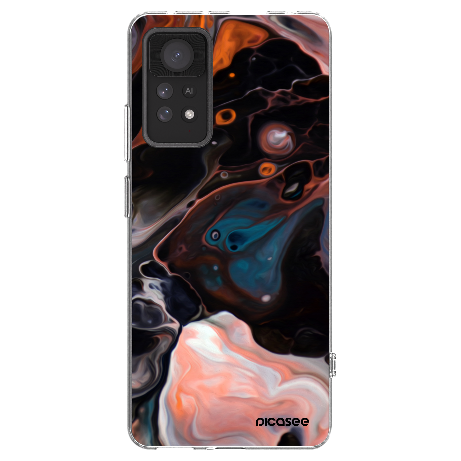 Picasee silikonski prozorni ovitek za Xiaomi Redmi Note 11 Pro 5G - Cream