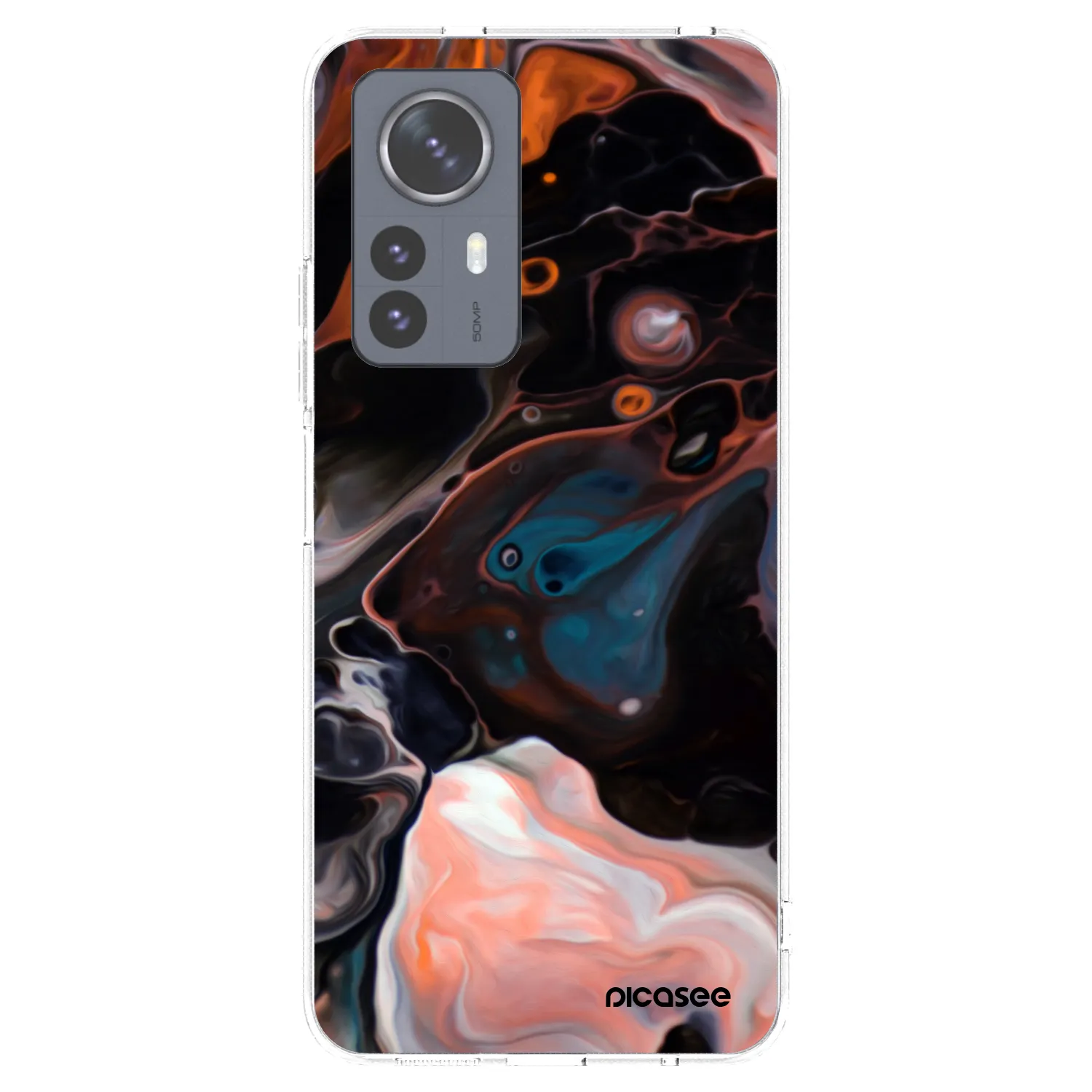 Picasee silikonski prozorni ovitek za Xiaomi 12 Pro - Cream