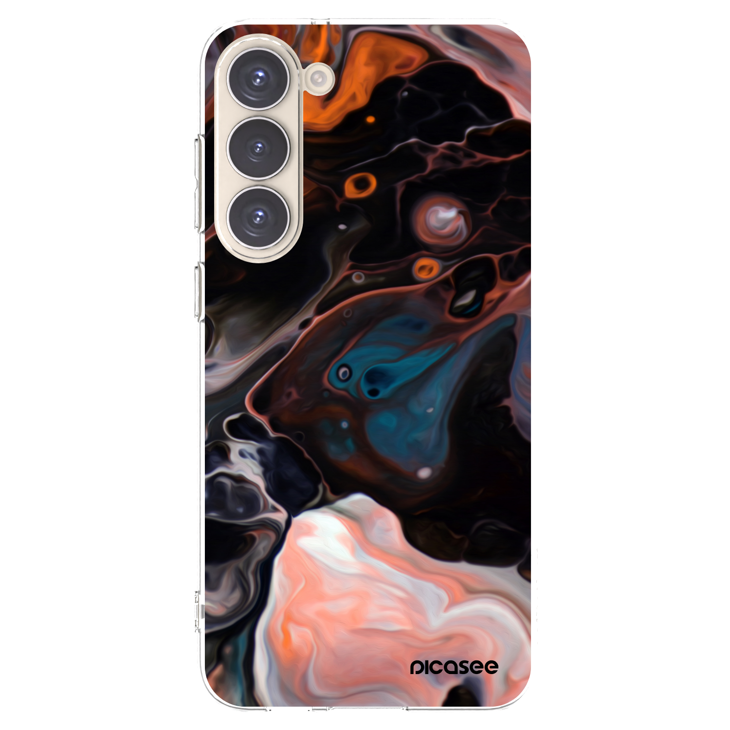 Picasee silikonski prozorni ovitek za Samsung Galaxy S23+ 5G - Cream