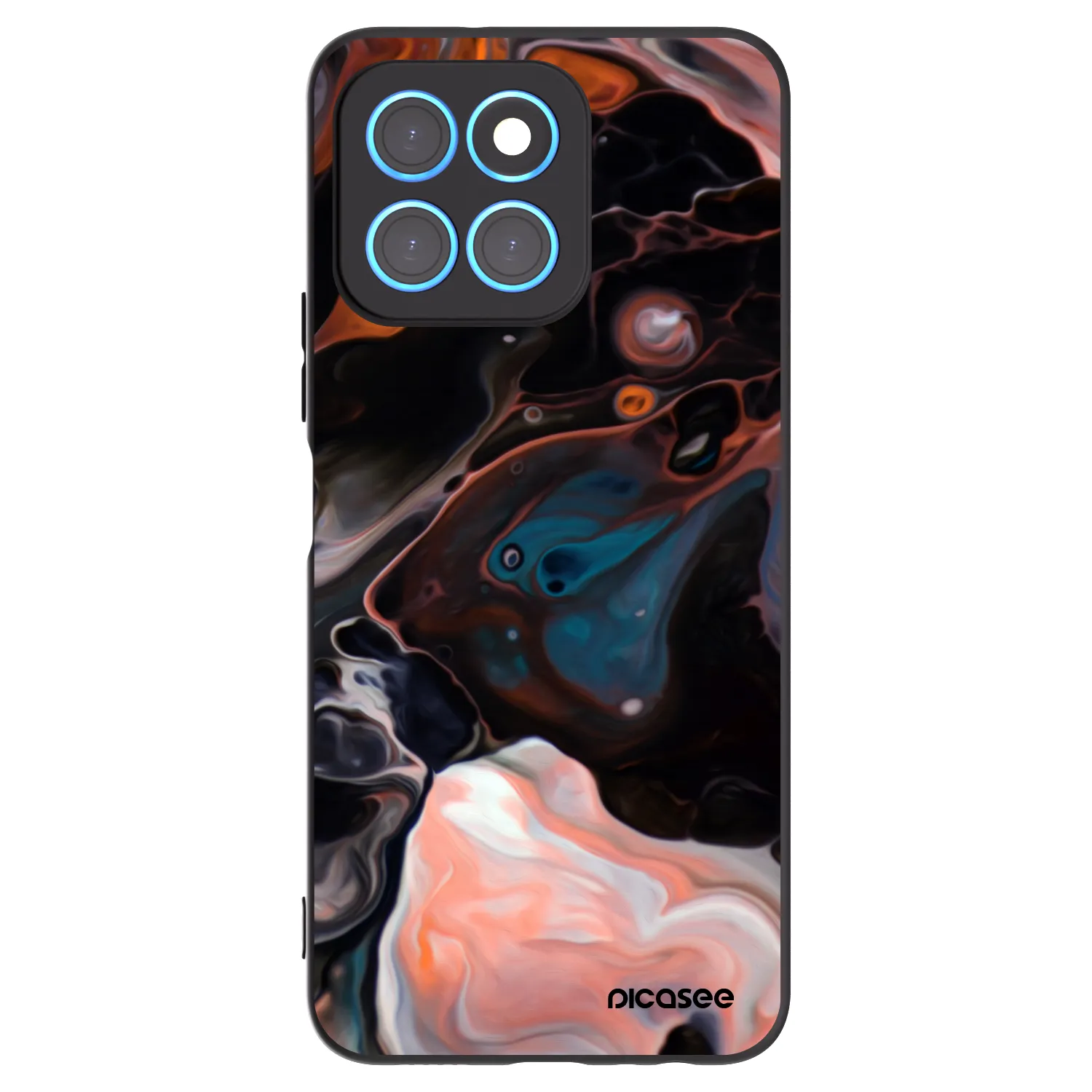 Picasee silikonski črni ovitek za Honor X6 - Cream