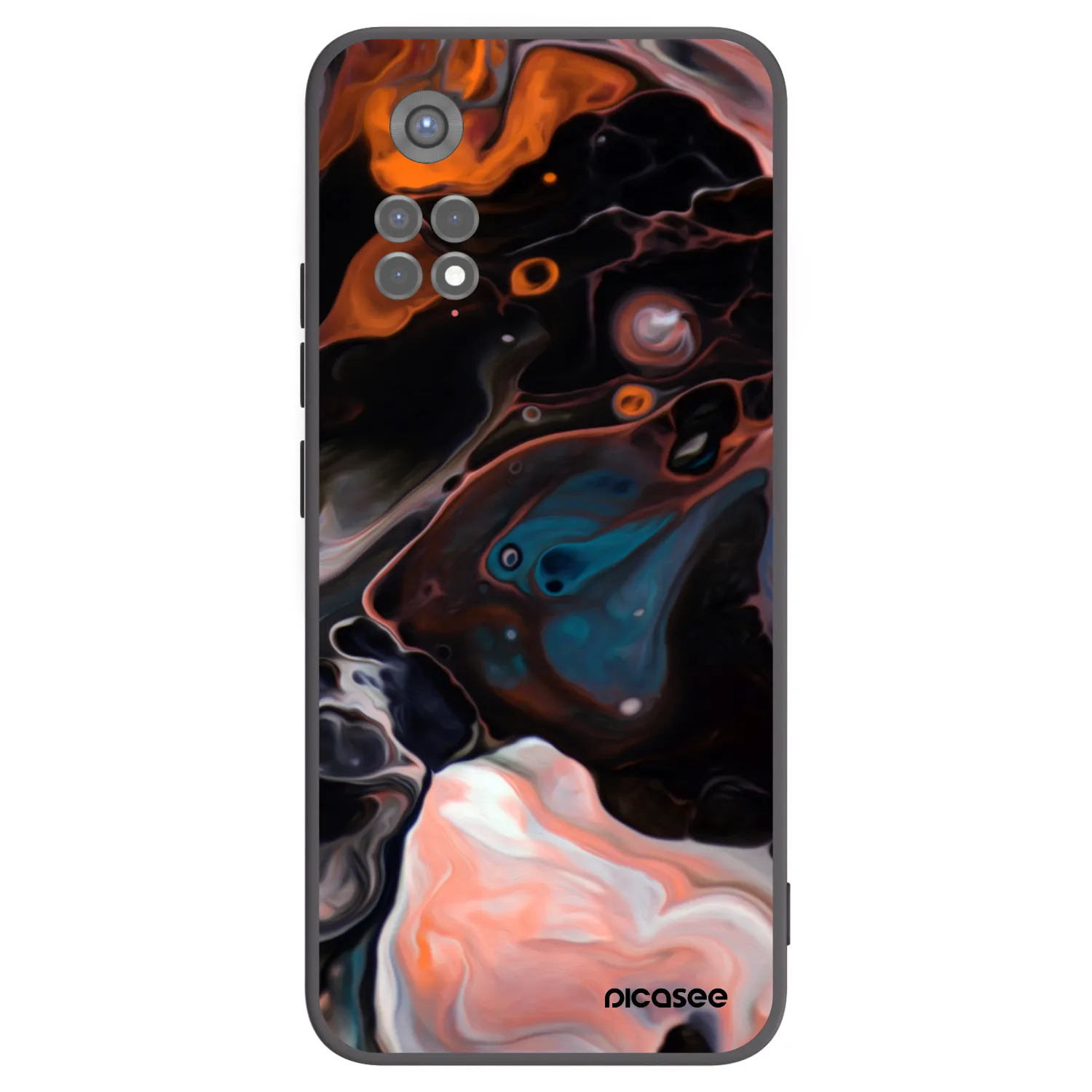 Picasee silikonski črni ovitek za Xiaomi Redmi Note 11S 5G - Cream