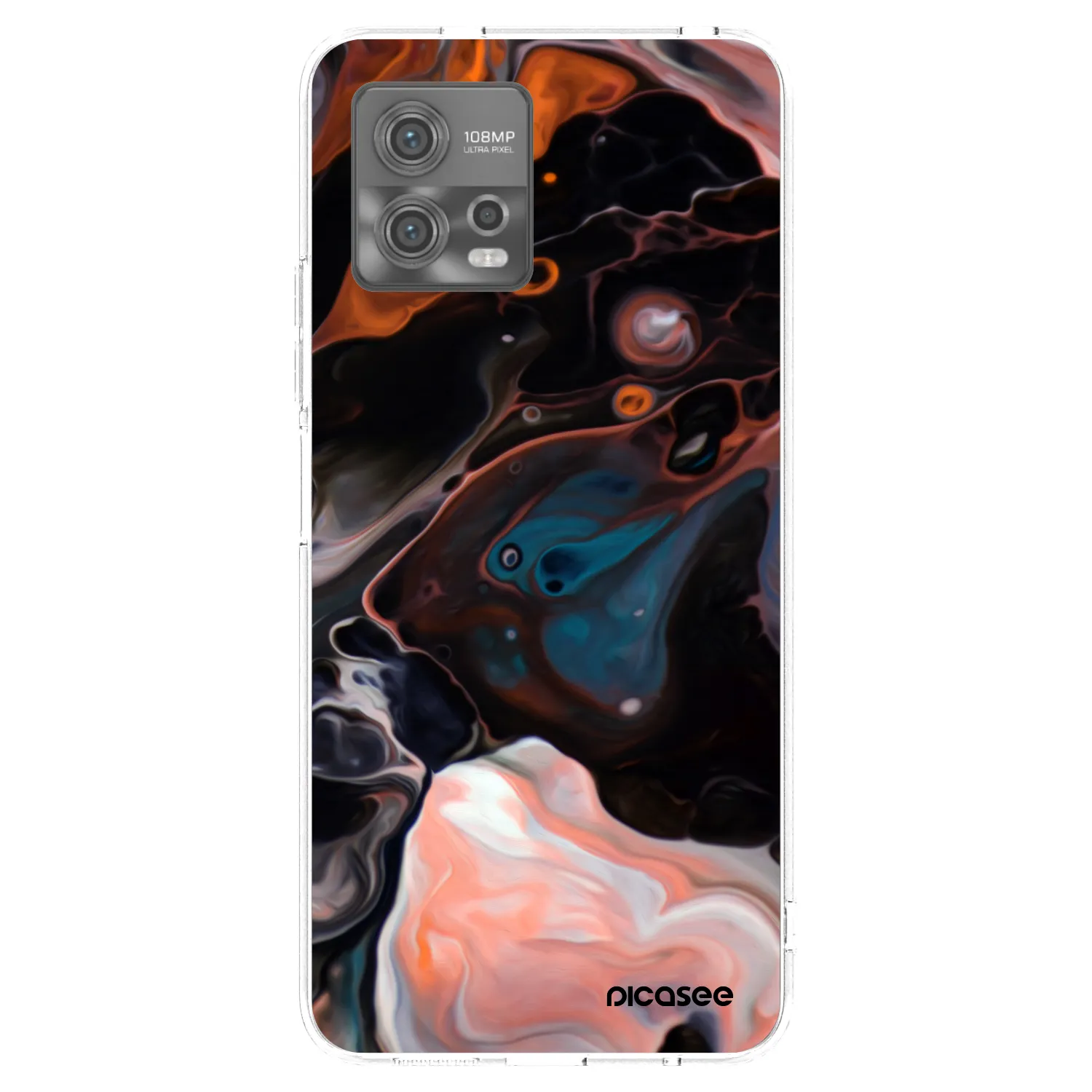 Picasee silikonski prozorni ovitek za Motorola Moto G72 - Cream