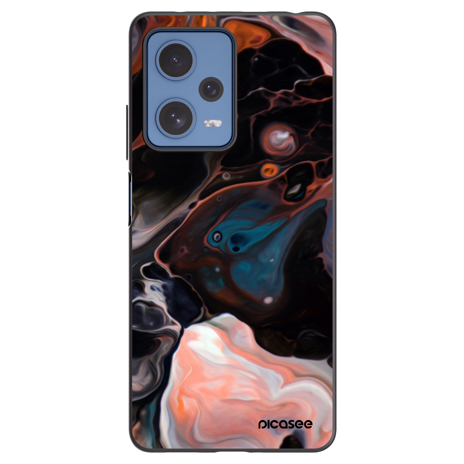 Picasee silikonski črni ovitek za Xiaomi Redmi Note 12 Pro 5G - Cream