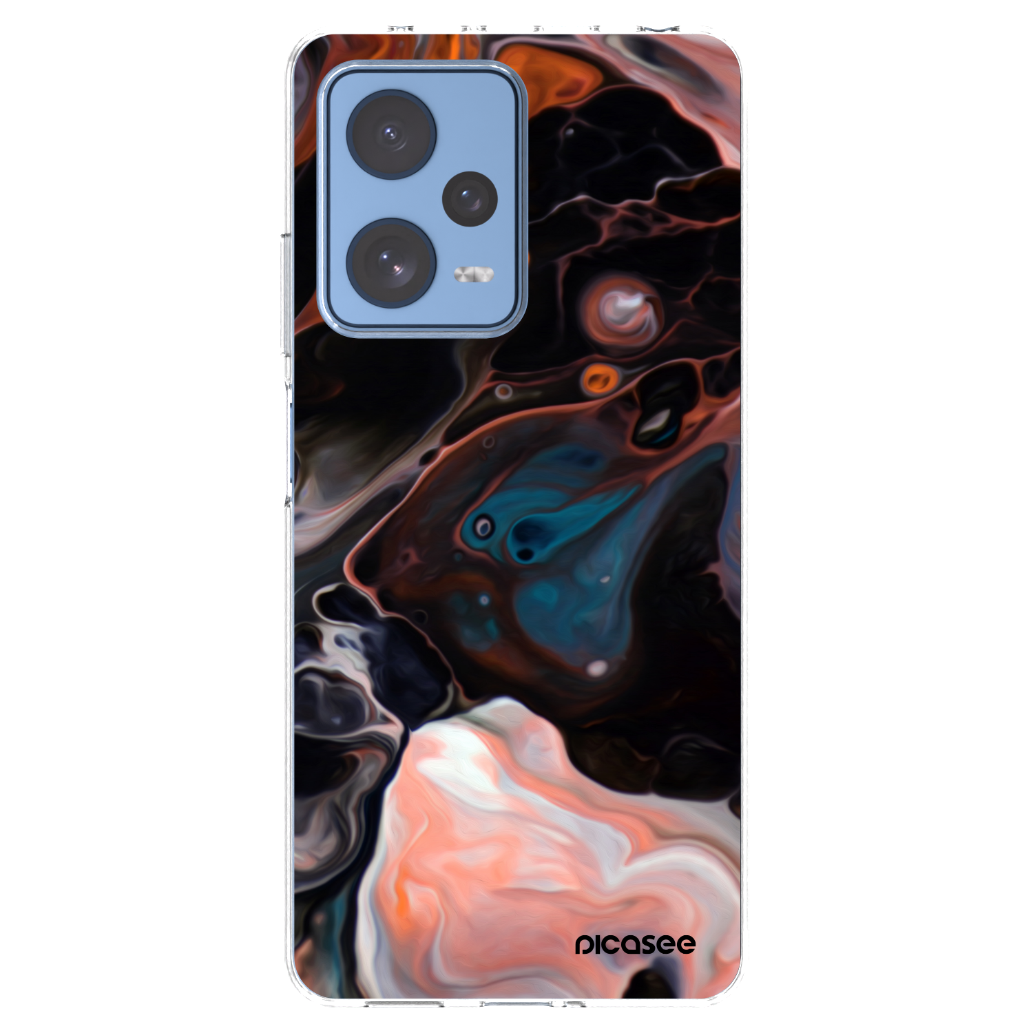 Picasee silikonski prozorni ovitek za Xiaomi Redmi Note 12 Pro 5G - Cream