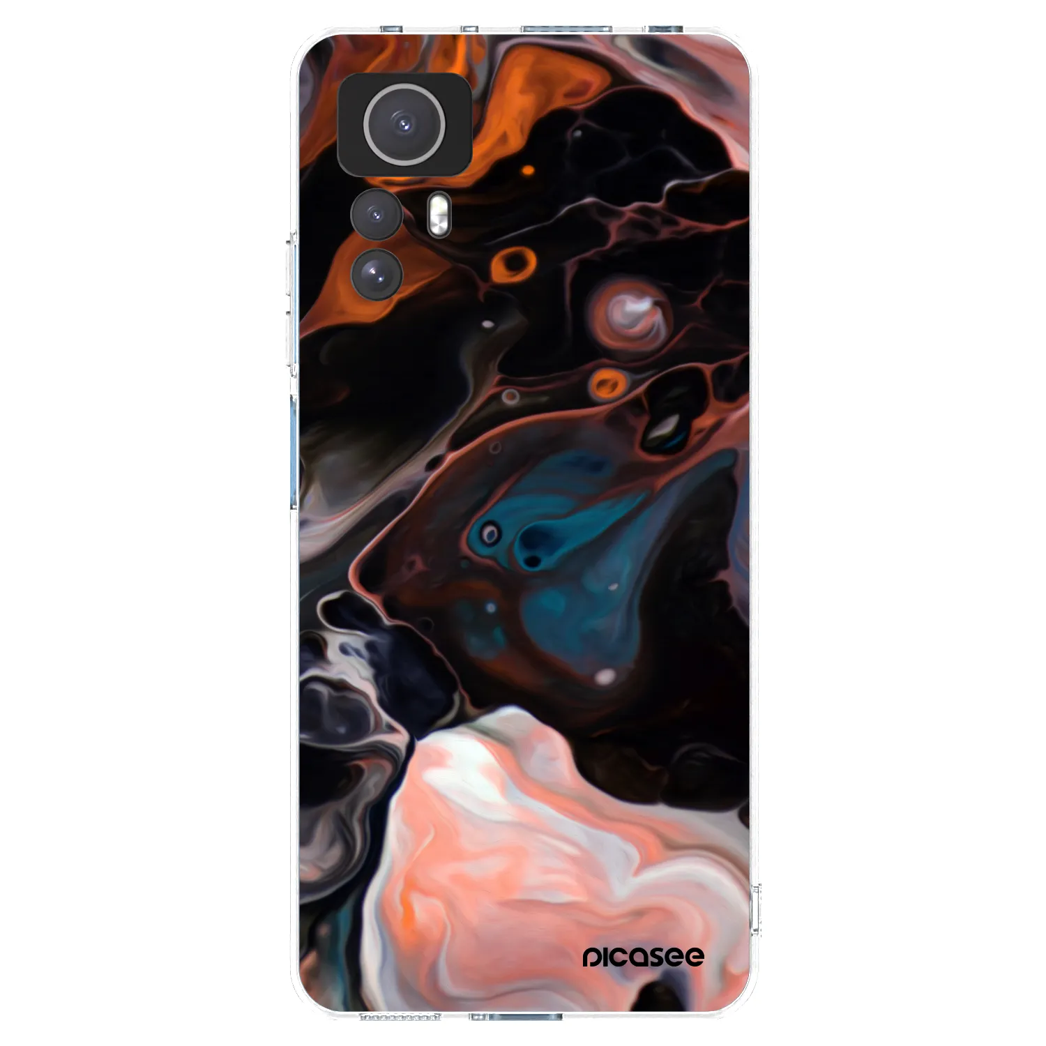 Picasee silikonski prozorni ovitek za Xiaomi Redmi Note 12S - Cream