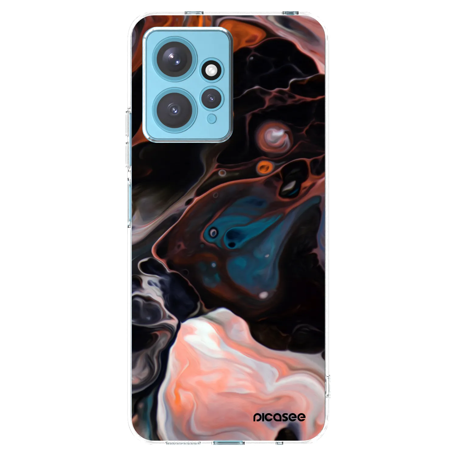 Picasee silikonski prozorni ovitek za Xiaomi Redmi Note 12 4G - Cream
