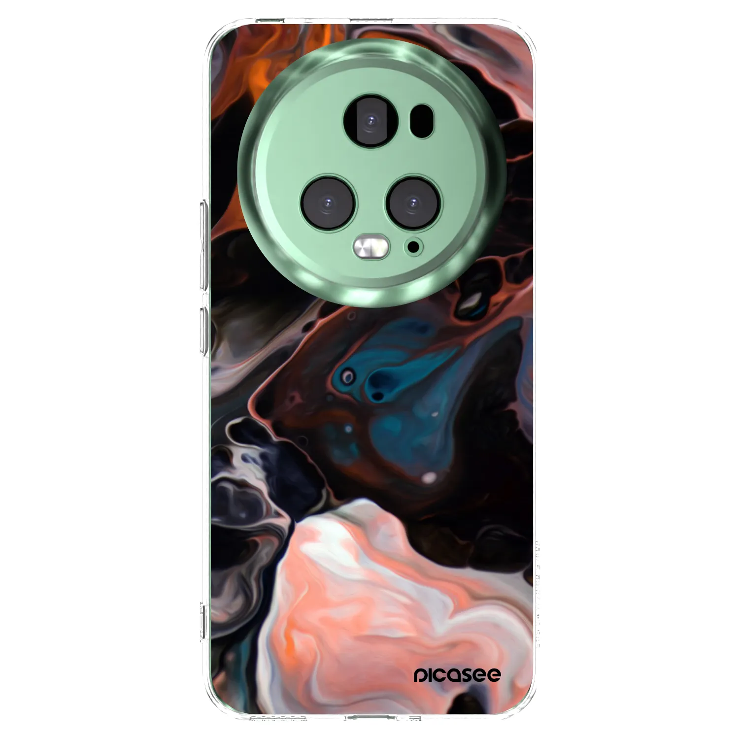 Picasee silikonski prozorni ovitek za Honor Magic5 Pro - Cream