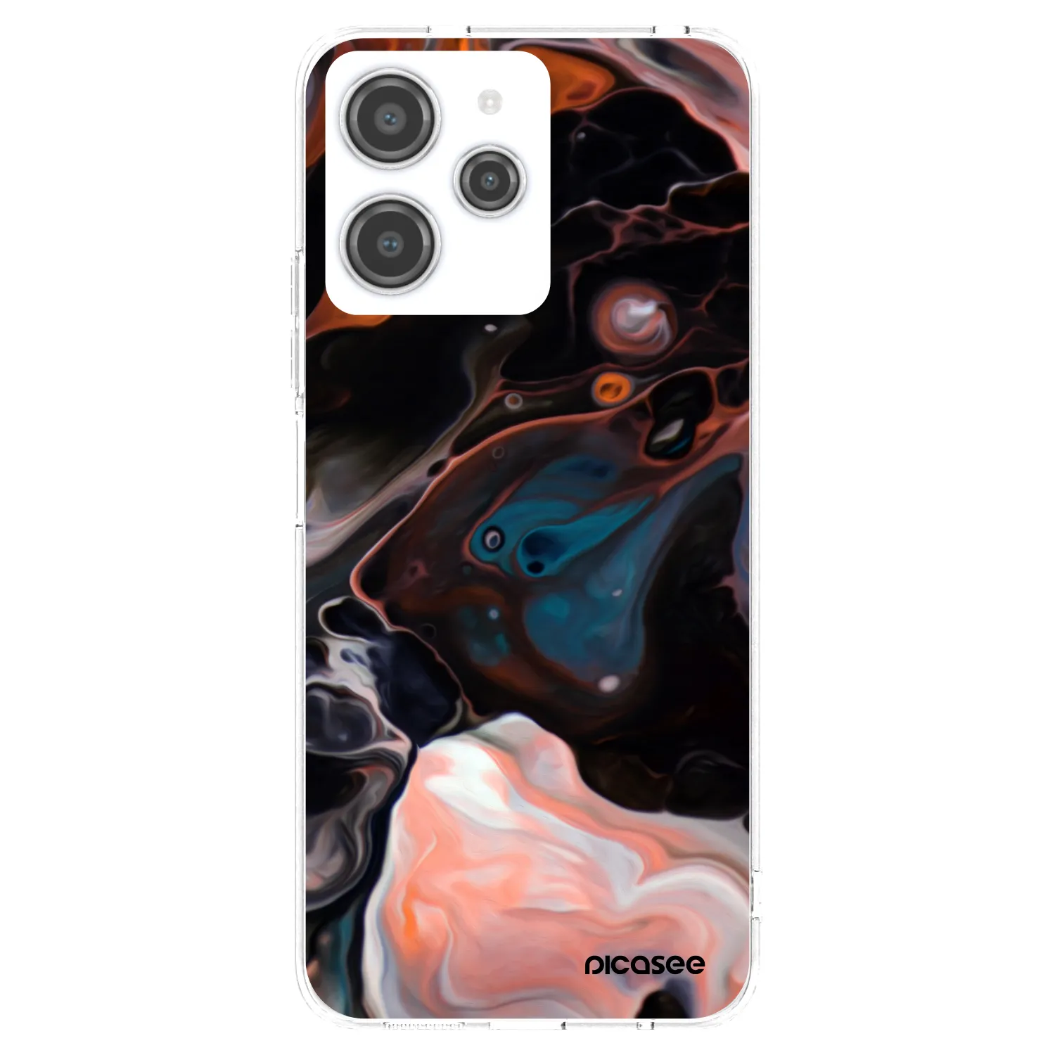 Picasee silikonski prozorni ovitek za Xiaomi Redmi 12 4G - Cream