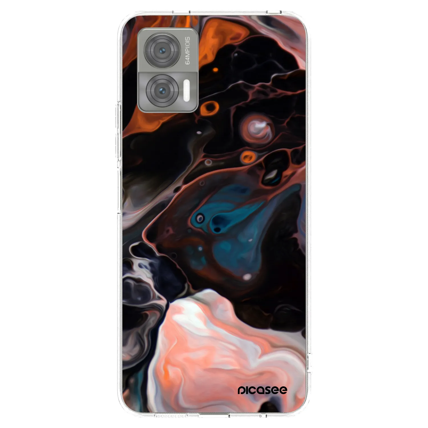 Picasee silikonski prozorni ovitek za Motorola Edge 30 Neo - Cream