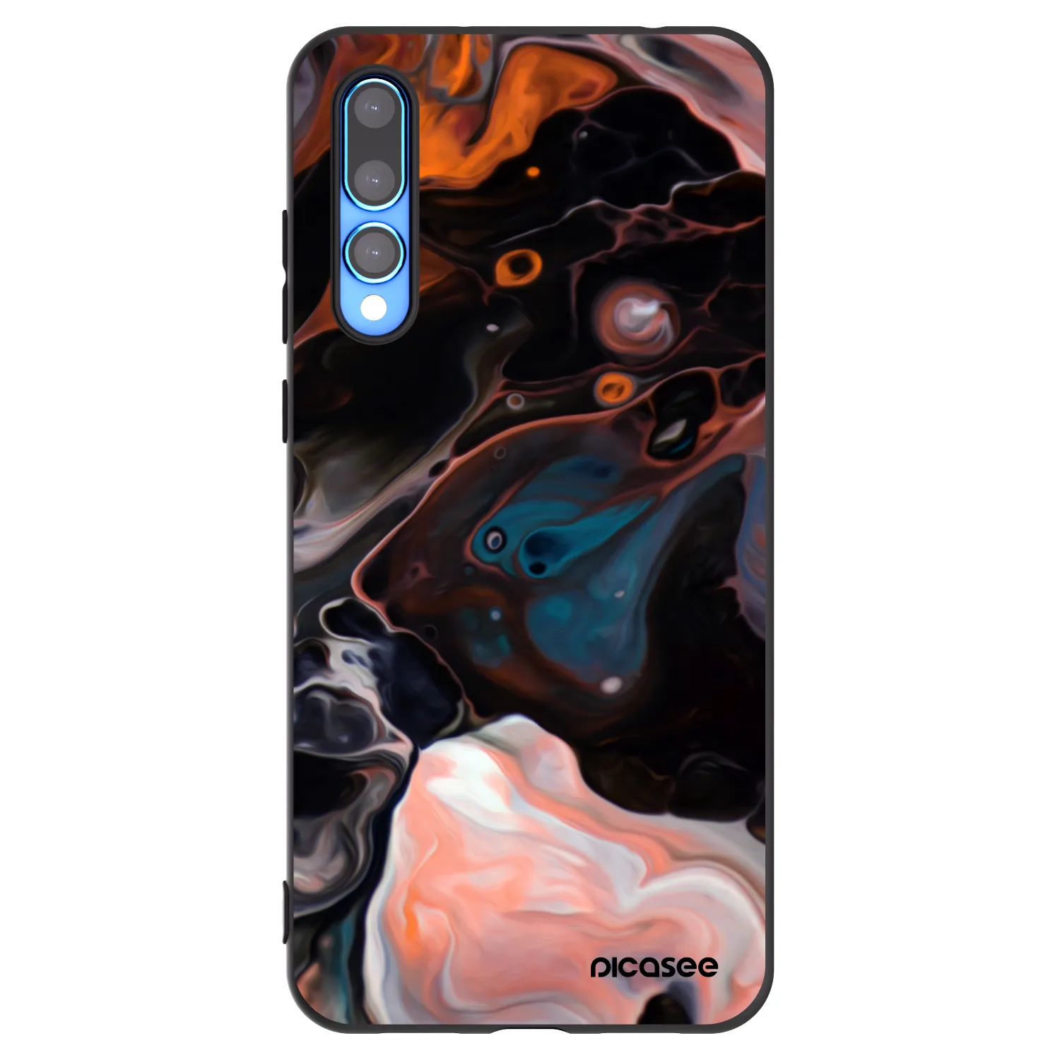 Picasee silikonski črni ovitek za Huawei P20 Pro - Cream
